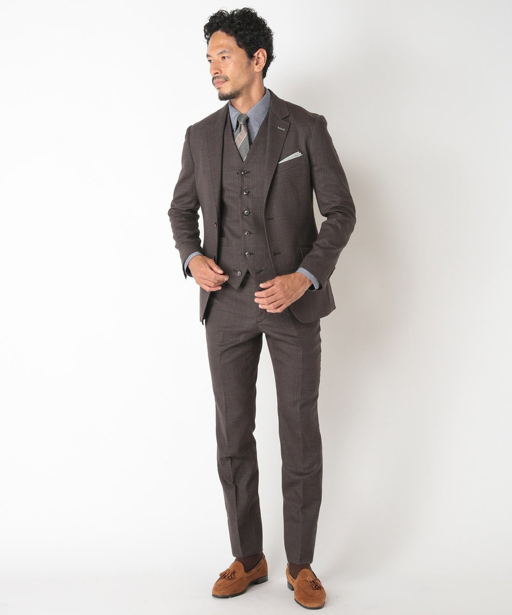 MEN'S BIGI 【ACTIVE TAILOR】アソートストレッチジャケット ブラウン系その他