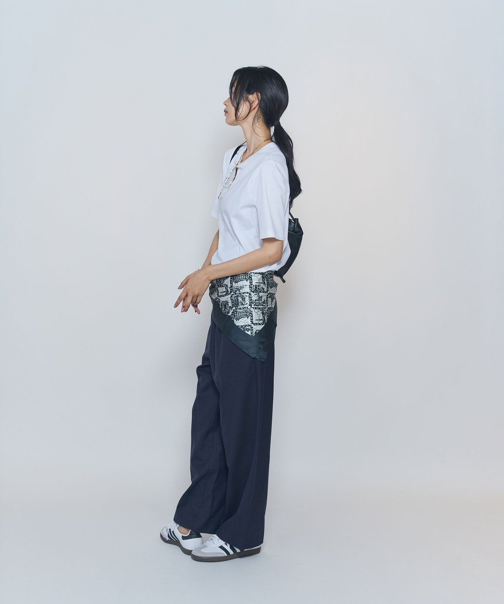 1er Arrondissement スーピマポンチコンパクトＴシャツ オフホワイト