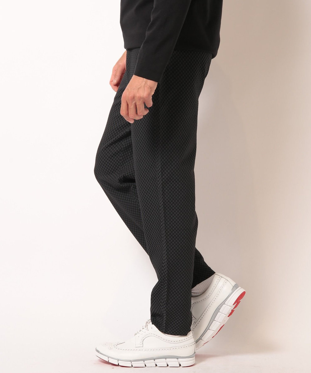 MEN'S BIGI ポリエステルエアリードッツイージーパンツ ブラック