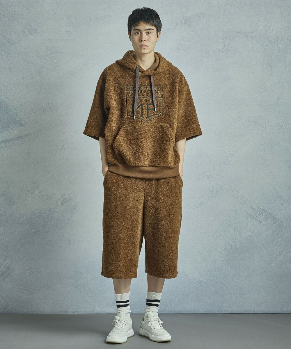 MEN'S BIGI 【50th Anniv . 菊池武夫】WOOL BOA SHORT PANTS ブラウン
