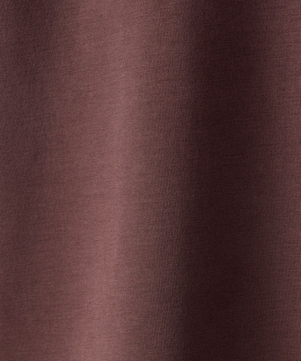 MEN'S BIGI スエードタッチ ダンボールモックネックトップス ブラウン