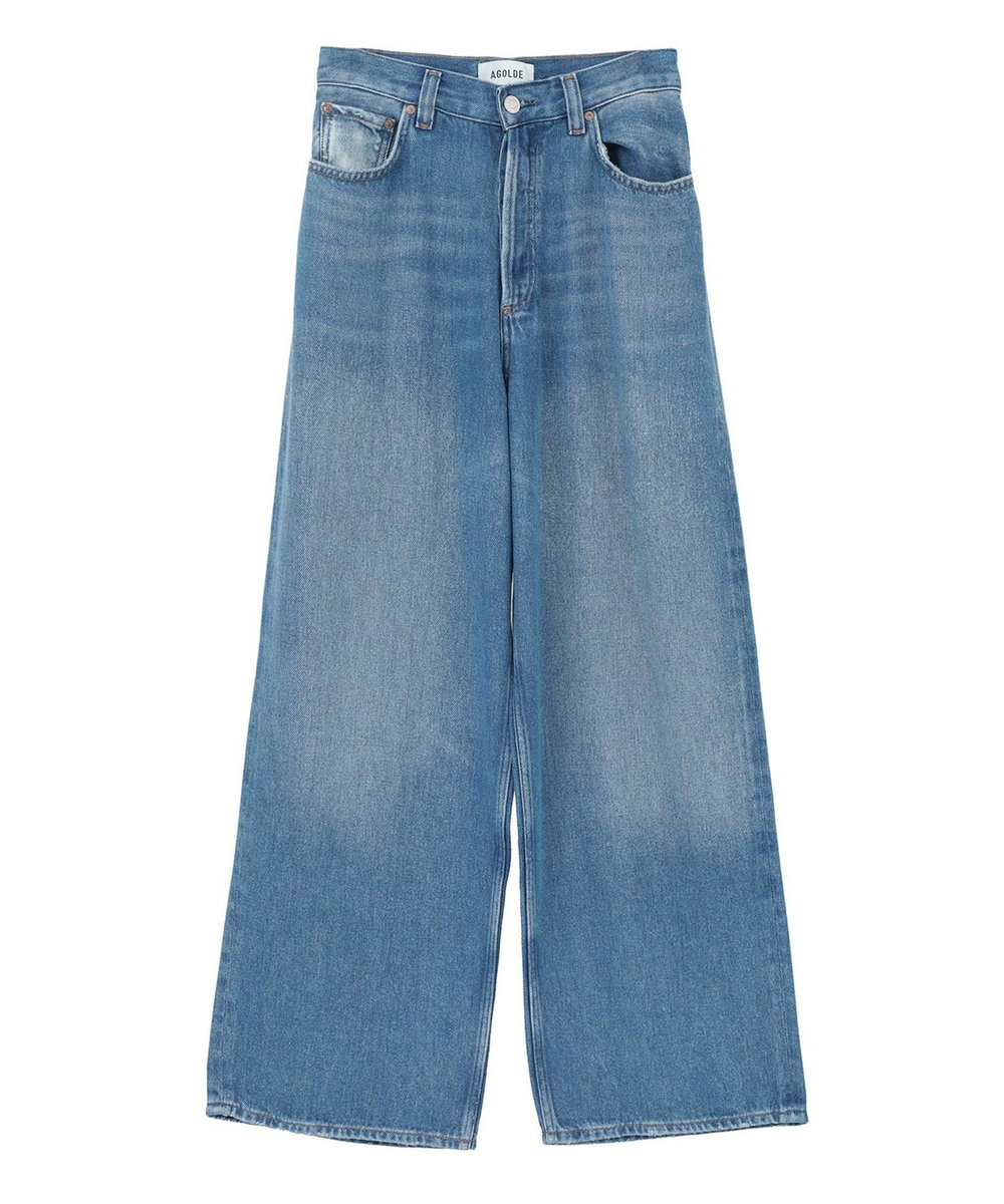 1er Arrondissement ＜AGOLDE （エーゴールドイー）＞"ROUNDED BAGGY"デニムパンツ ブルー