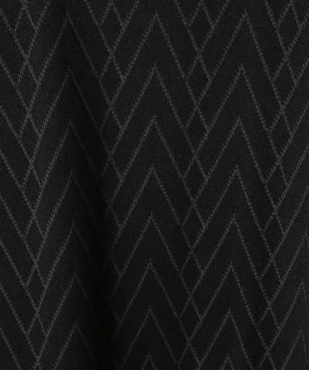 MEN'S BIGI リンクスジャガードVネックTEE ブラック