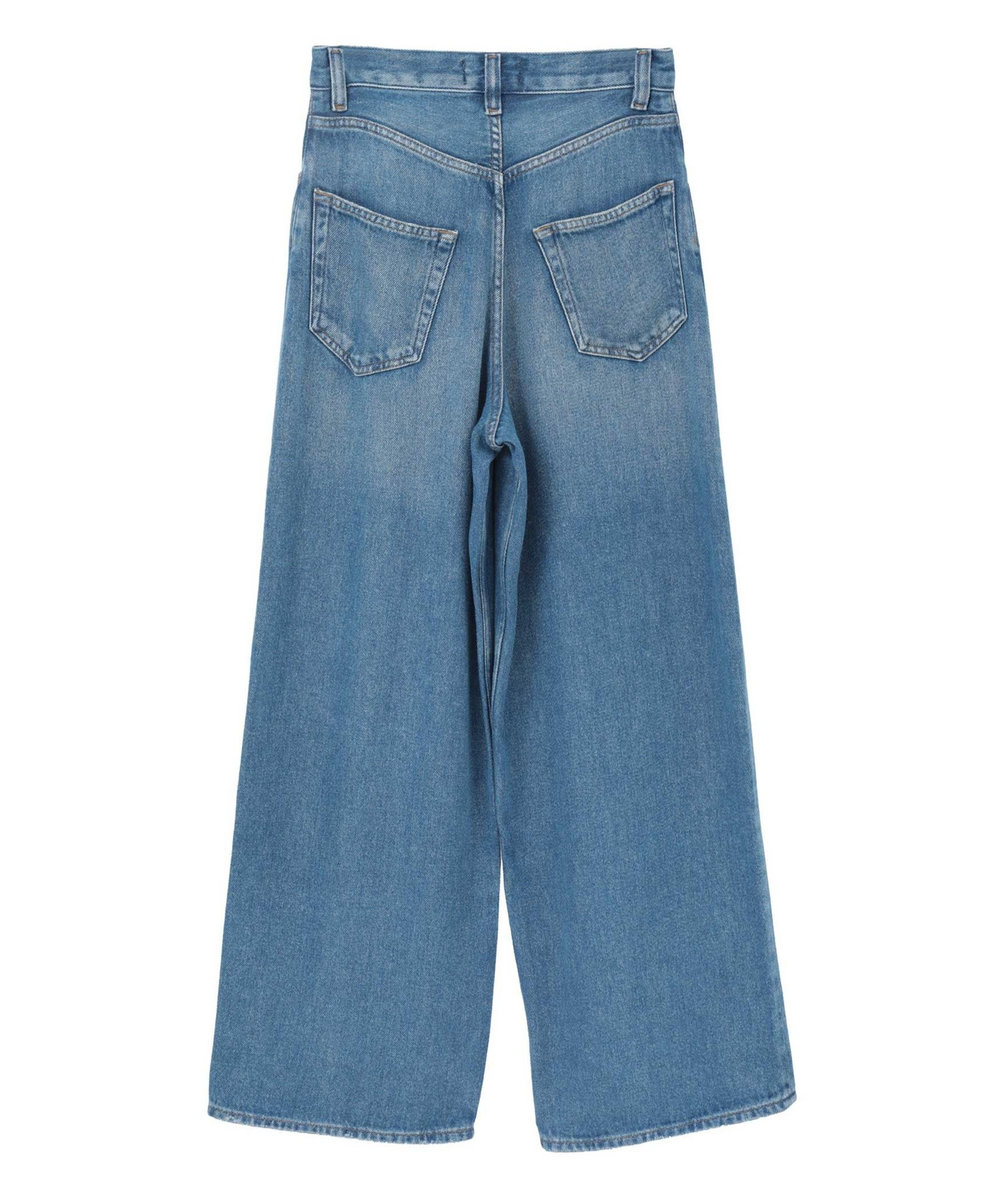 1er Arrondissement ＜AGOLDE （エーゴールドイー）＞"ROUNDED BAGGY"デニムパンツ ブルー