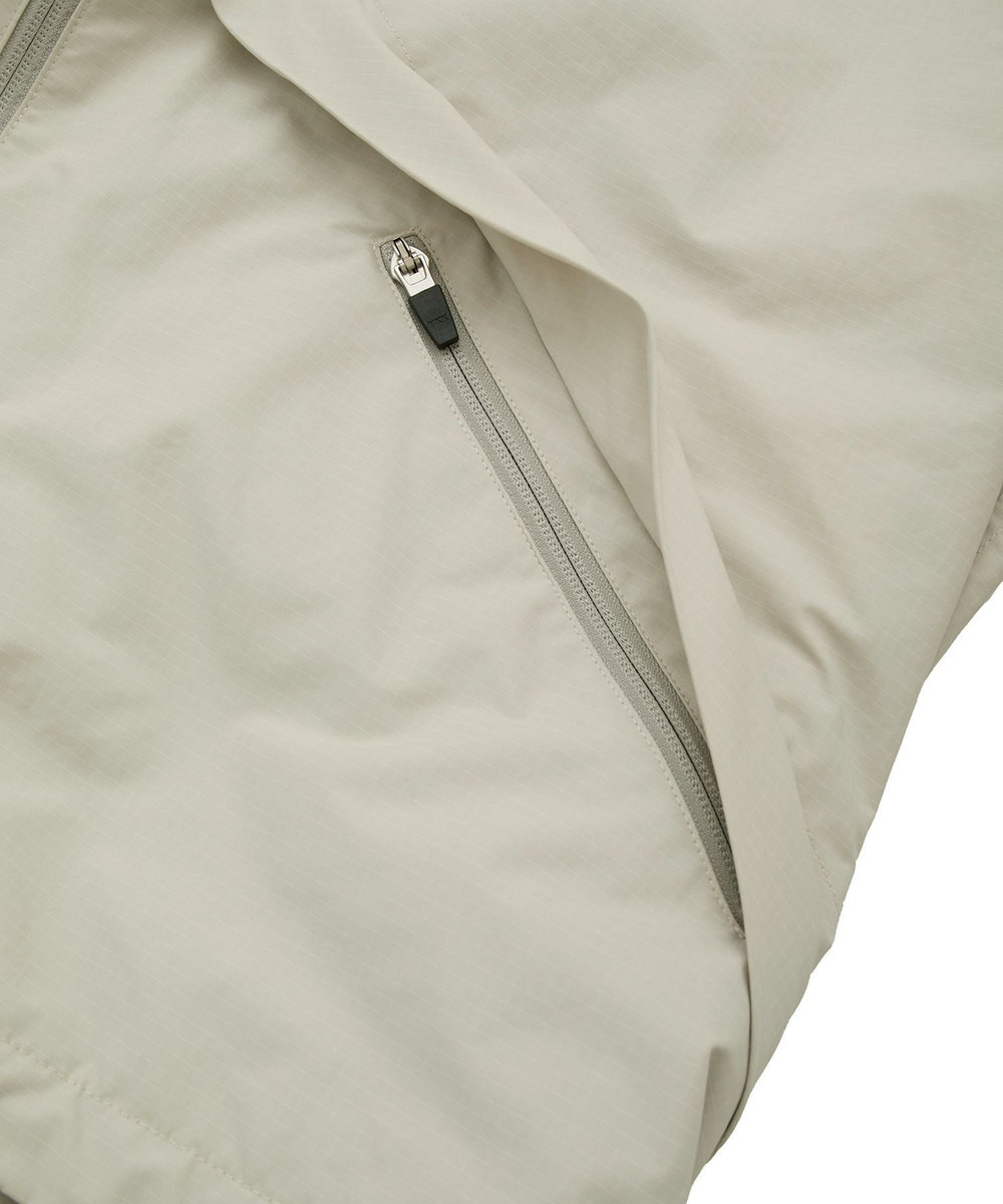 MEN'S BIGI リップストップ スタンドカラーブルゾン ベージュ