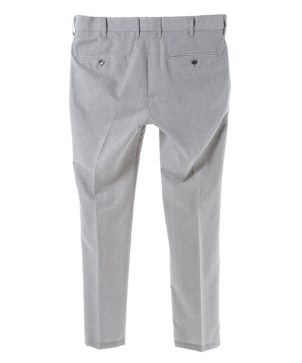 MEN'S BIGI COOL DOTS メランジプリントスラックスパンツ〈イージーケア/吸水速乾〉 グレー