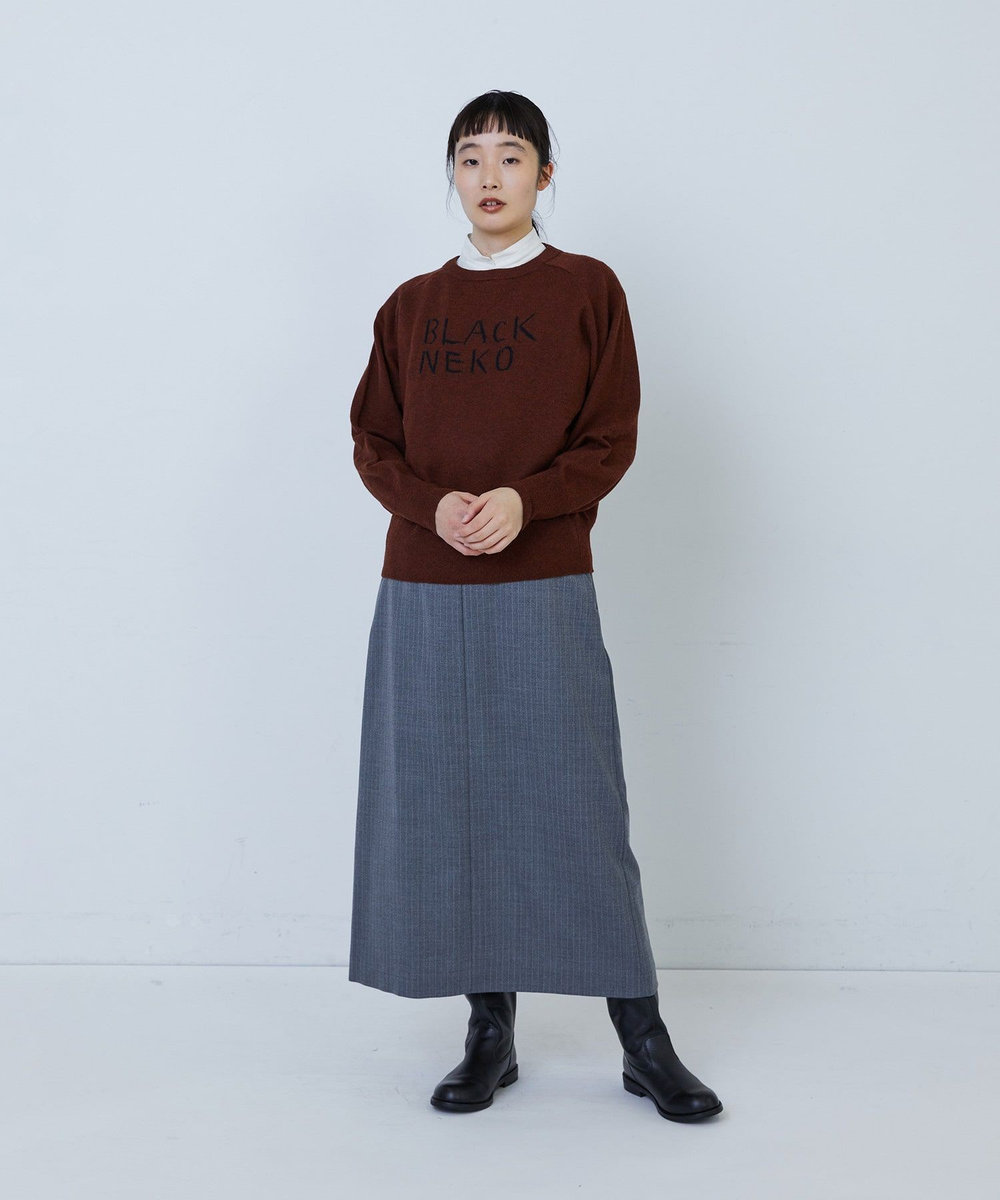 LOISIR アーティストコラボ：LOISIR×TORANEKOBONBONインターシャニットプルオーバー レッド系その他