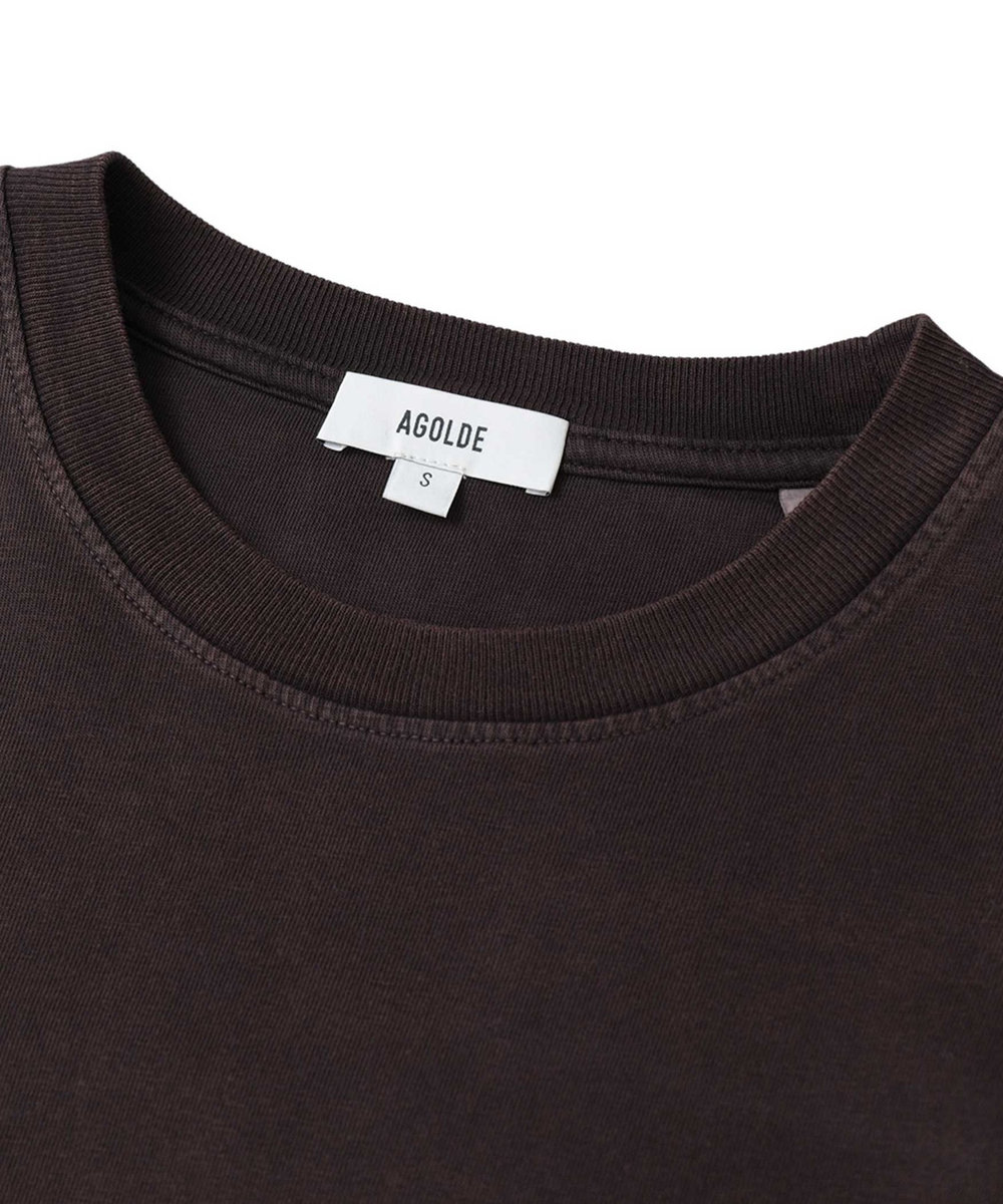 1er Arrondissement ＜AGOLDE （エーゴールドイー）＞"THEO"Tシャツ ブラウン