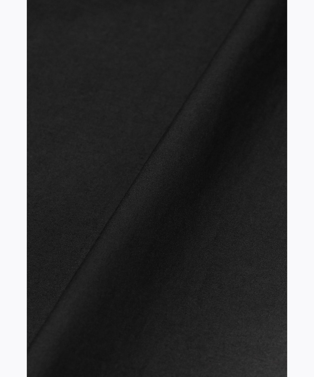 DÉPAREILLÉ COTTON NYLON CACHE-COEUR BLOUSE / コットンナイロンカシュクールブラウス ブラック