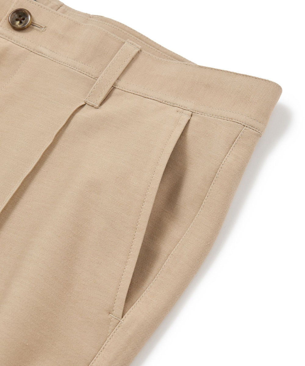 MEN'S BIGI デニムジャージ テーパードパンツ＜ストレッチ＞ ベージュ