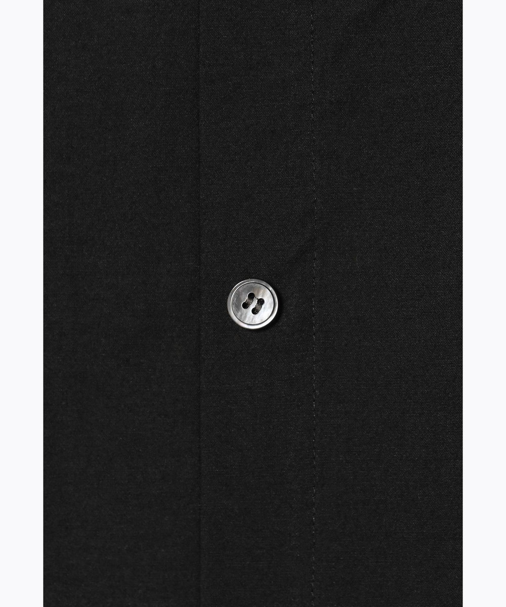 DÉPAREILLÉ COTTON NYLON CACHE-COEUR BLOUSE / コットンナイロンカシュクールブラウス ブラック