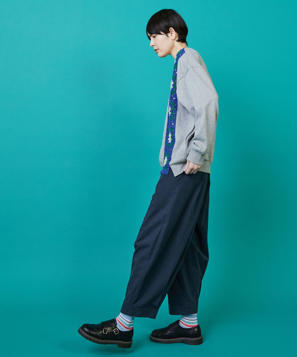 FRAPBOIS テンセルチノ2 パンツ ネイビー