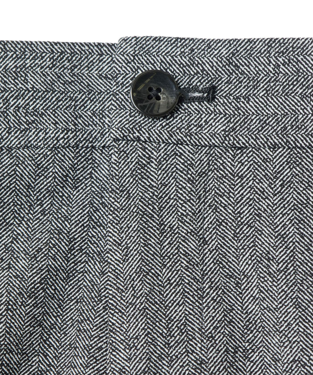 MEN'S BIGI 【ACTIVE TAILOR】Dot Air ヘリンボーン×千鳥格子/デニム柄 セットアップパンツ＜通気性/吸水速乾/ストレッチ＞ ブラック系その他