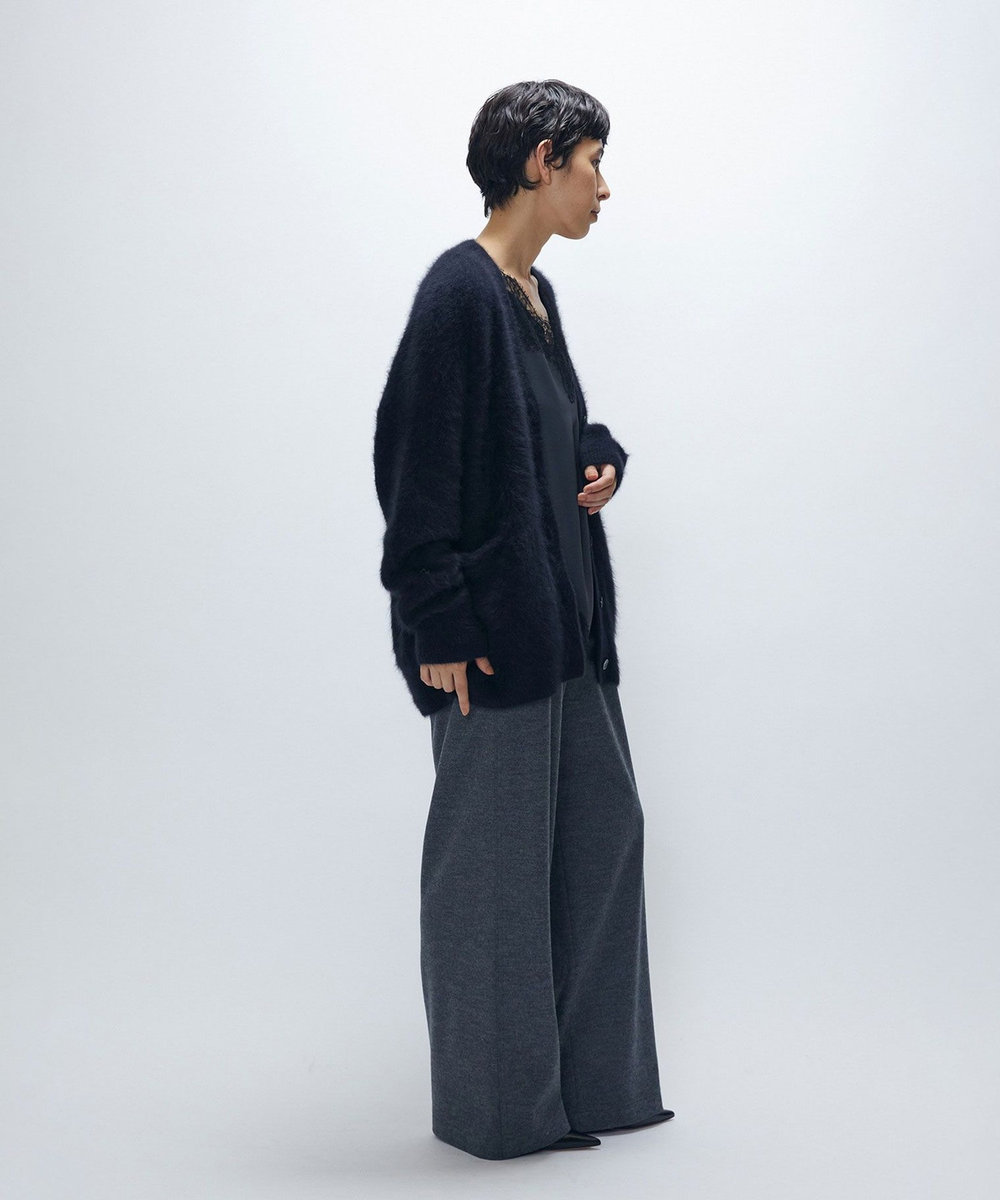 1er Arrondissement 【リニューアル】FOXカシミアカーディガン ブラック