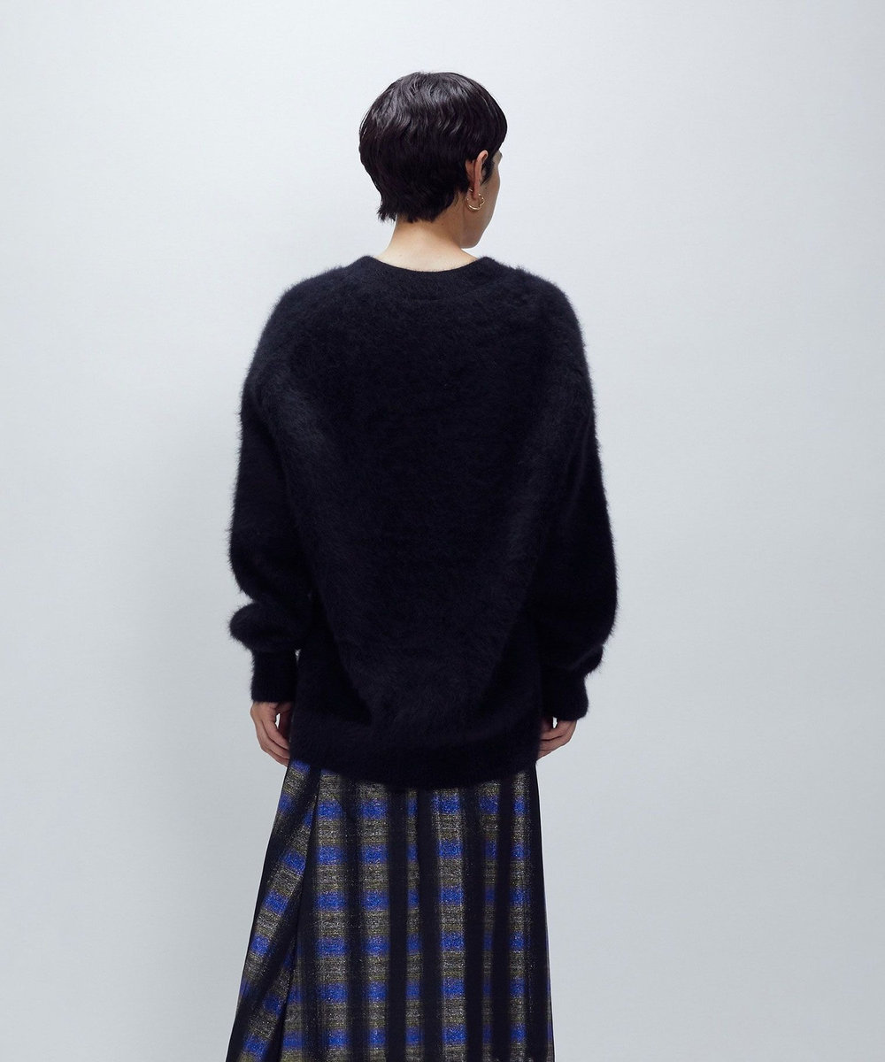 1er Arrondissement 【リニューアル】FOXカシミアカーディガン ブラック