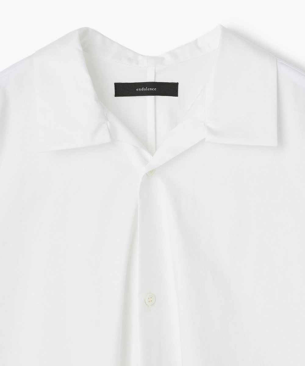 endalence Rコットンシャツ ホワイト