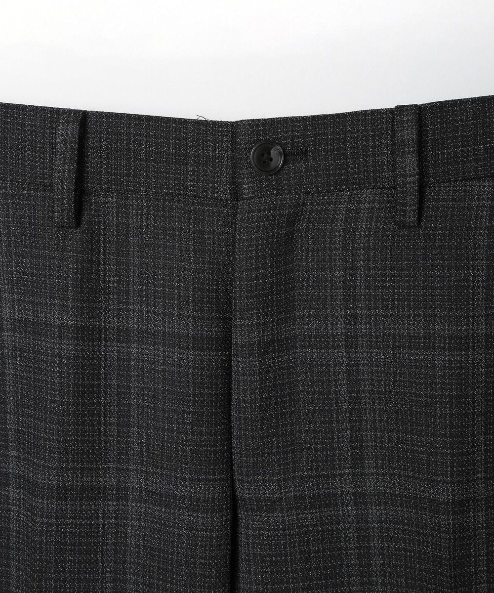 MEN'S BIGI 【ACTIVE TAILOR】ホップサックチェックパンツ グレー