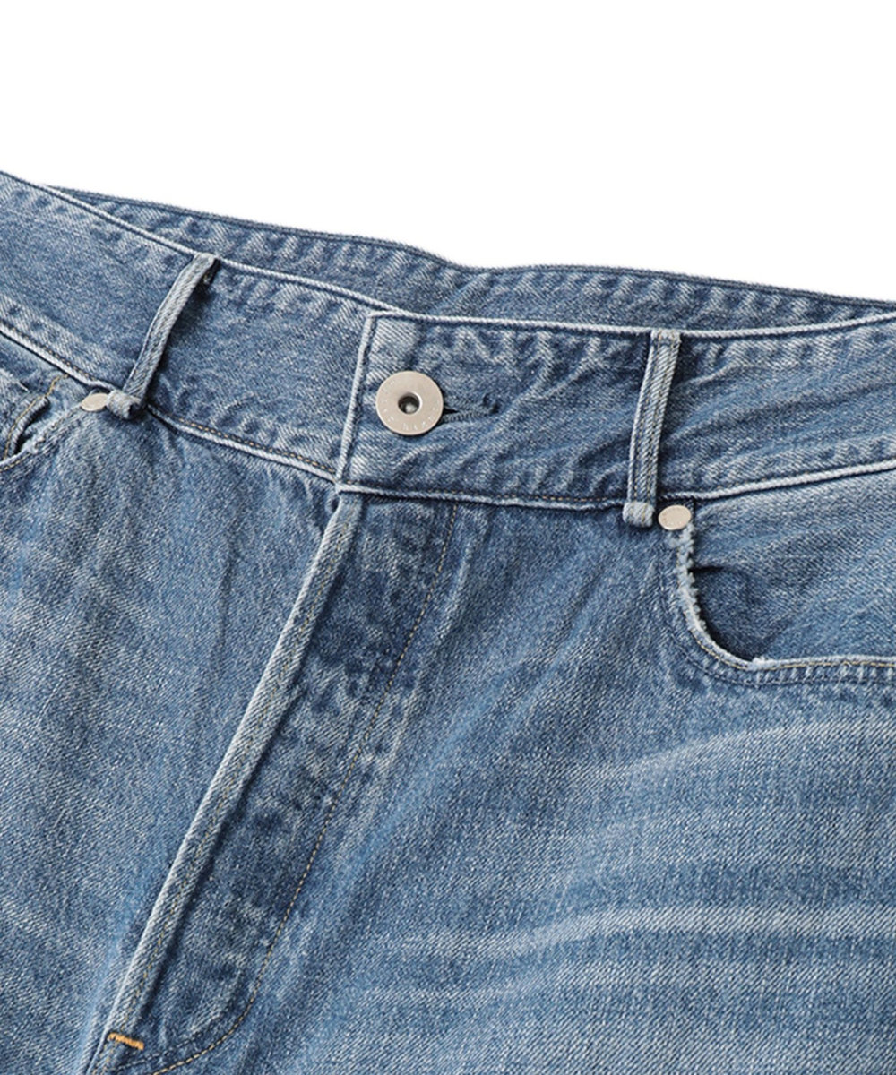 1er Arrondissement ＜upper hights / アッパーハイツ＞“THE LIAM BELT"デニムパンツ ブルー