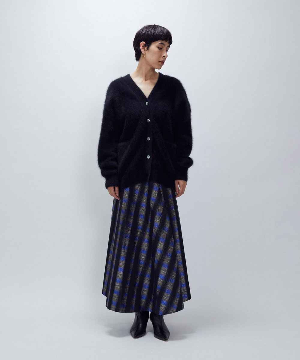 1er Arrondissement 【リニューアル】FOXカシミアカーディガン ブラック