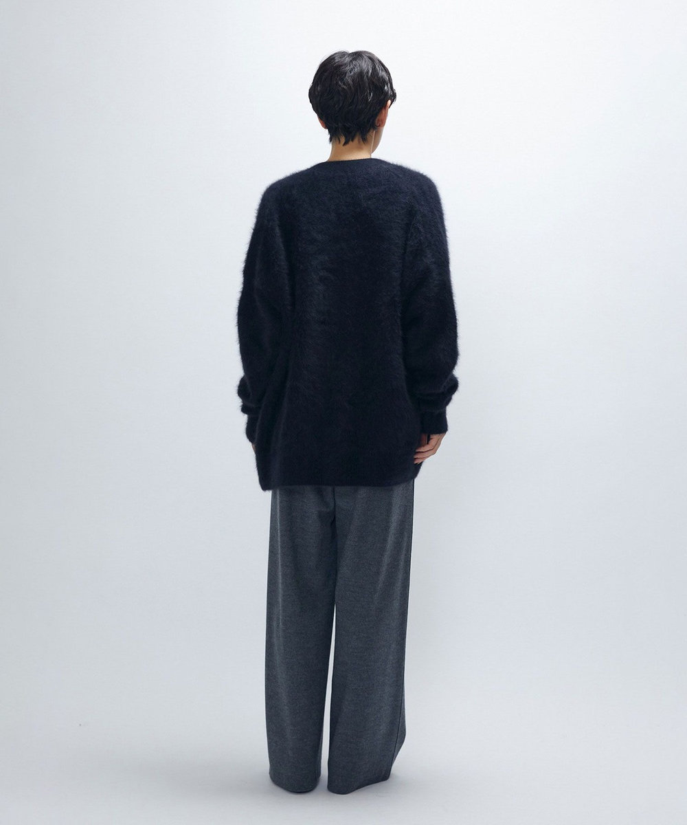 1er Arrondissement 【リニューアル】FOXカシミアカーディガン ブラック