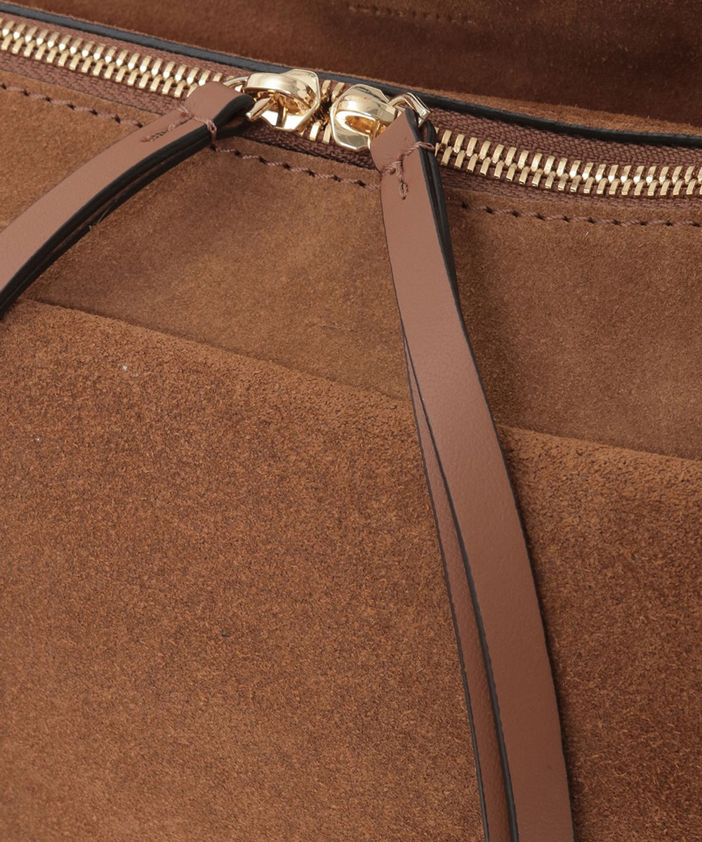 1er Arrondissement ＜LORISTELLA/ロリステッラ＞スエードショルダーバッグ キャメル