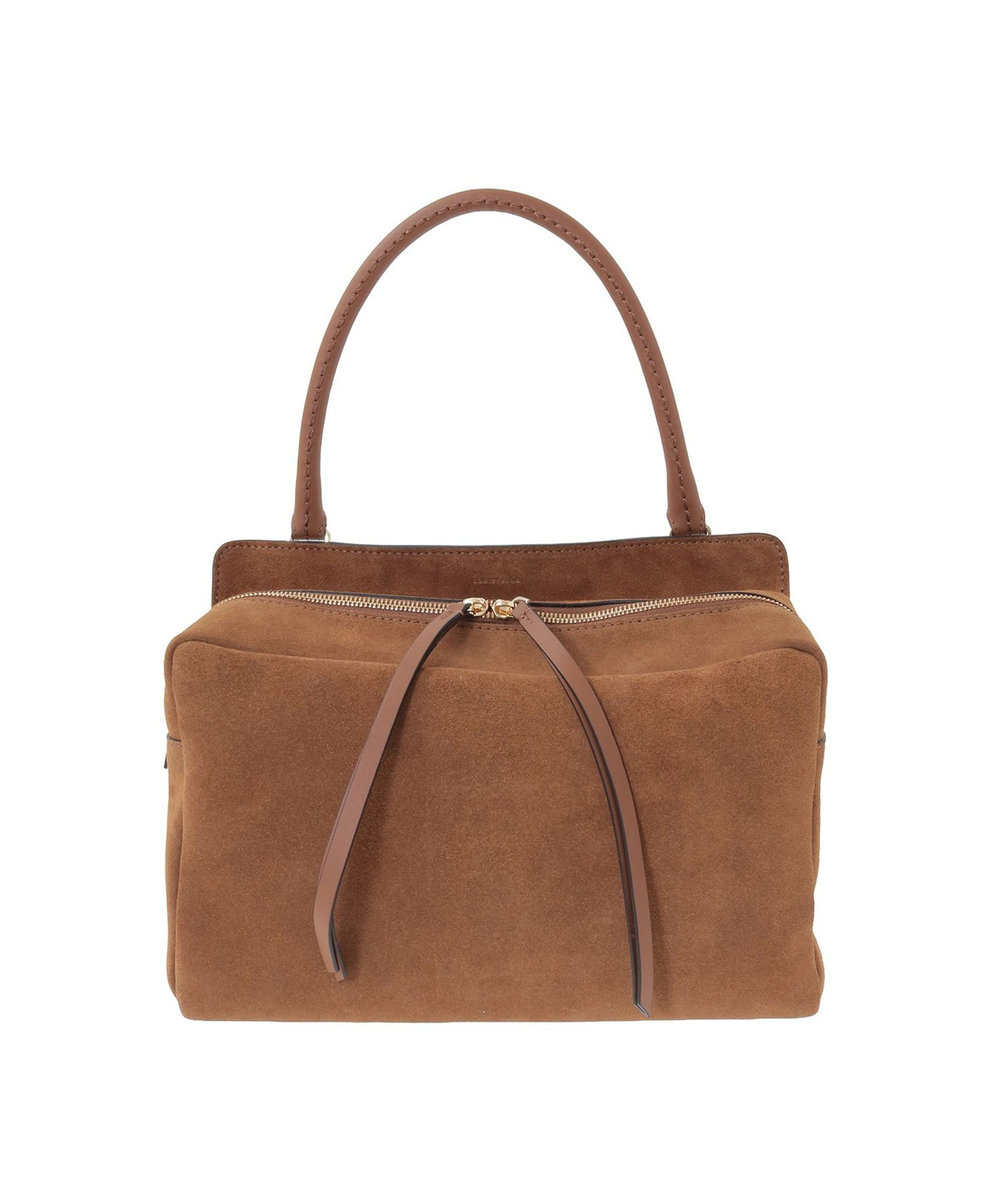 1er Arrondissement ＜LORISTELLA/ロリステッラ＞スエードショルダーバッグ キャメル