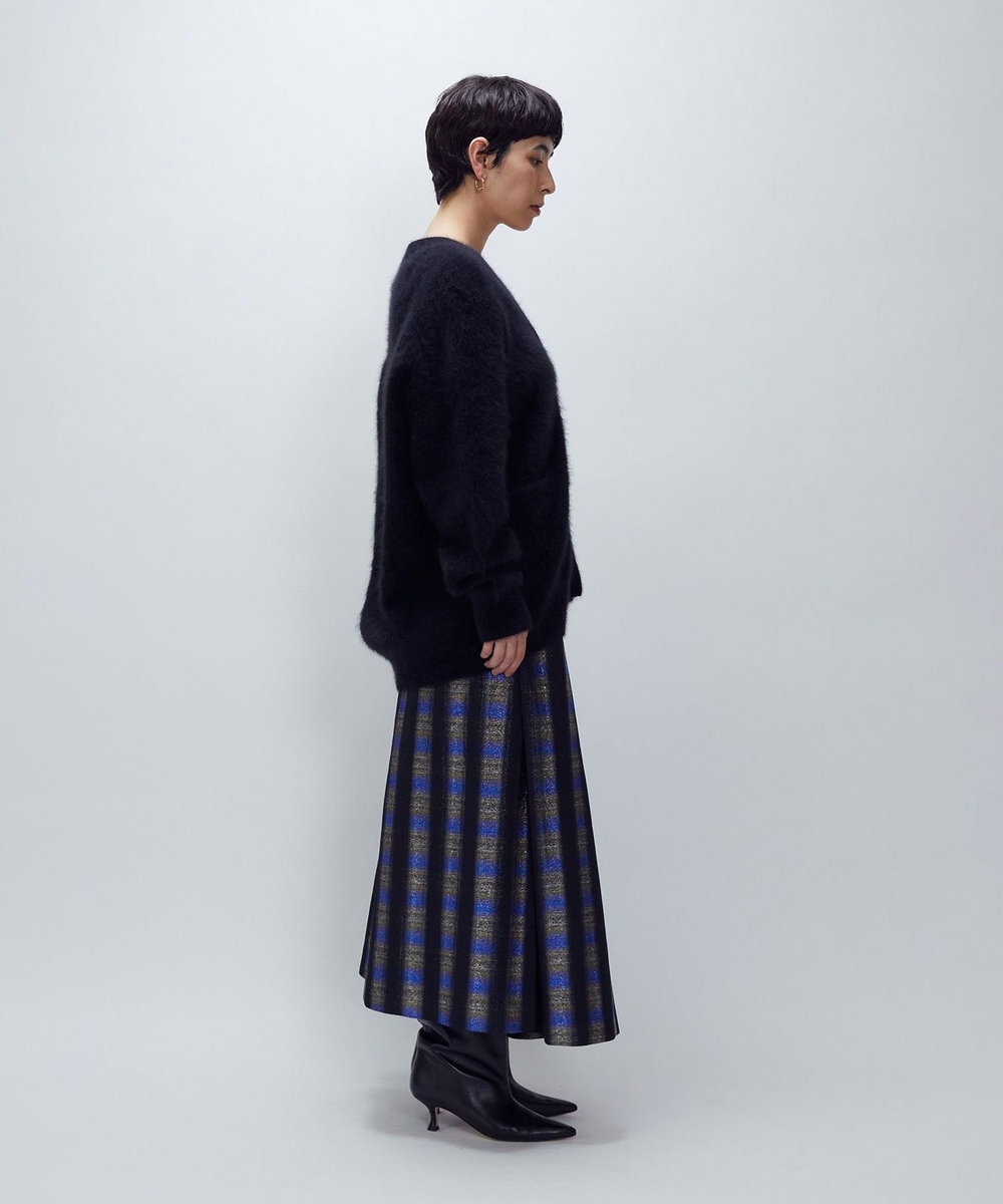 1er Arrondissement 【リニューアル】FOXカシミアカーディガン ブラック
