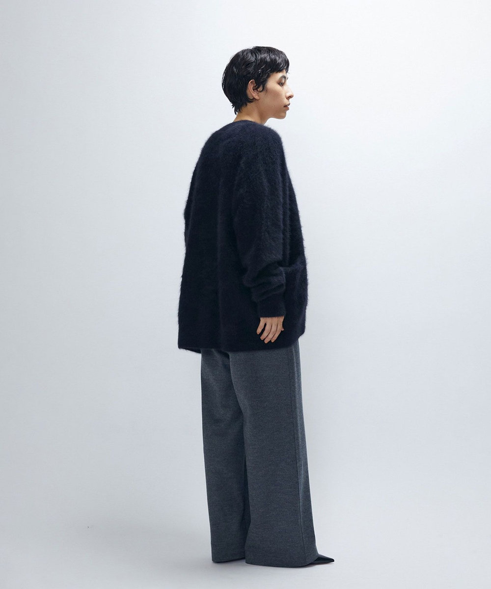 1er Arrondissement 【リニューアル】FOXカシミアカーディガン ブラック