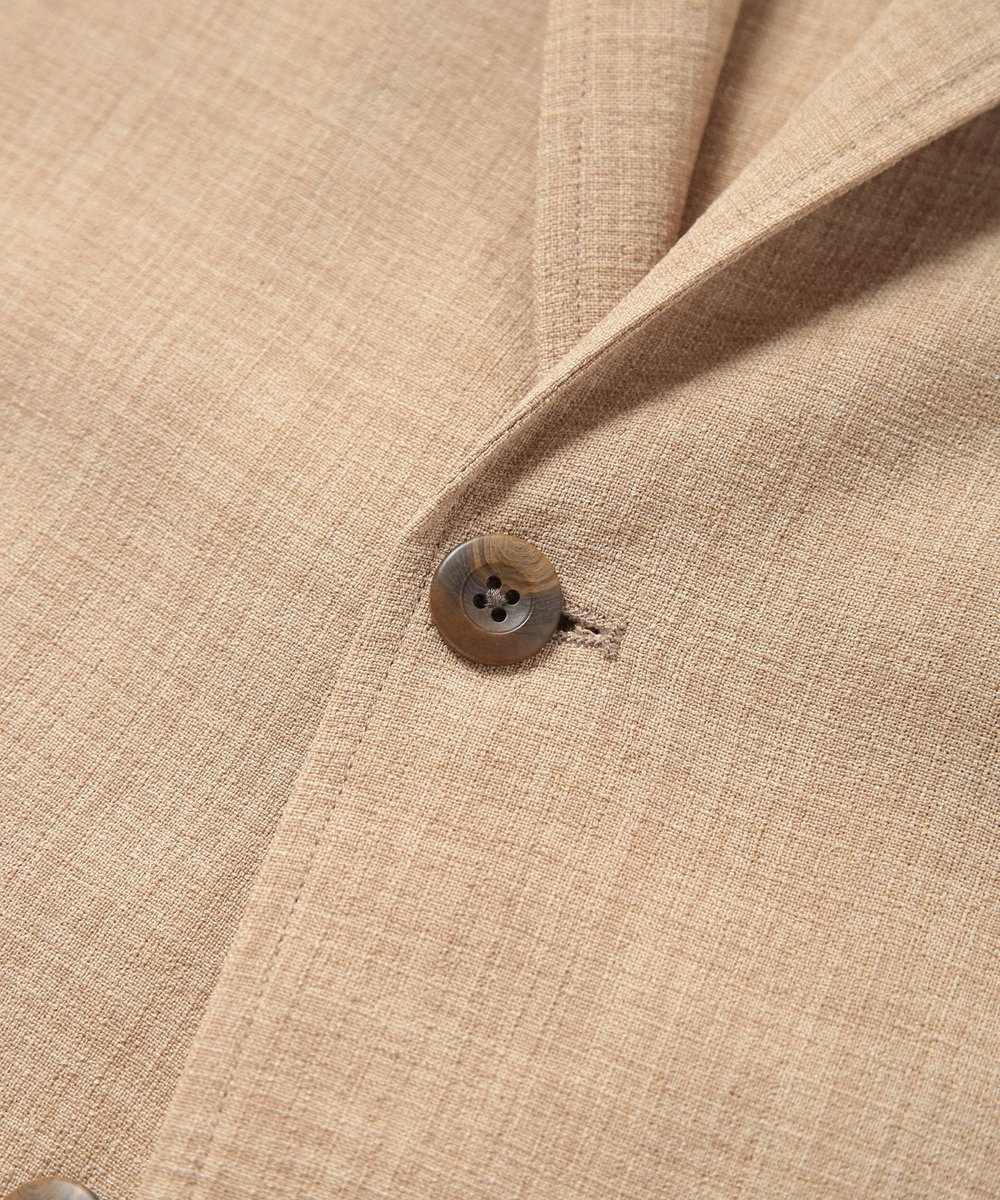 MEN'S BIGI ブッチャーストレッチカジュアルジャケット ベージュ