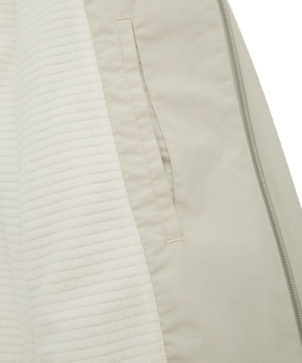 MEN'S BIGI リップストップ スタンドカラーブルゾン ベージュ