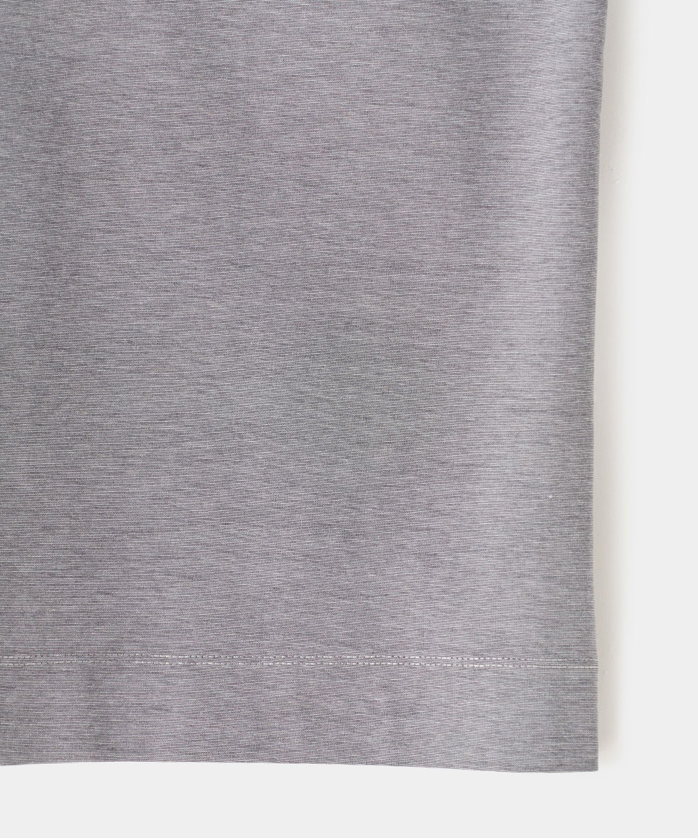 UNION STATION  シルケットスムースVネックテイラーTシャツ グレー
