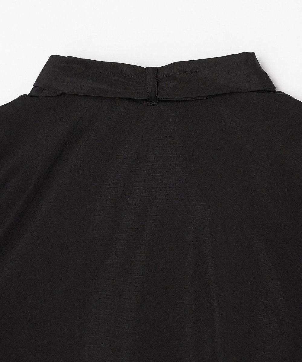 L'EQUIPE COUTURIER シルク混タフタ＆コットンシャツ ブラック