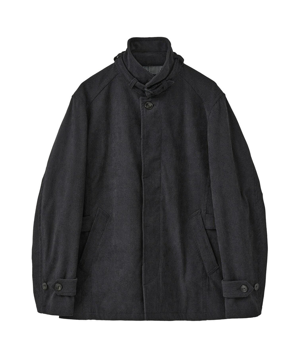 MEN'S BIGI ヘリンボーンプリント スタンドカラーブルゾン＜ストレッチ＞ グレー系その他