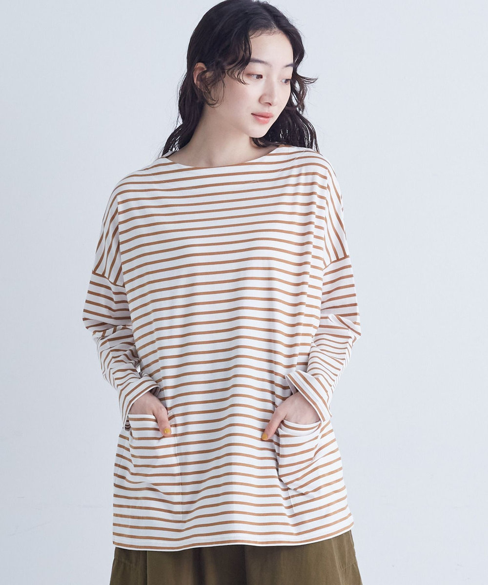 congés payés ADIEU TRISTESSE バスクロングシャツ ホワイト系その他