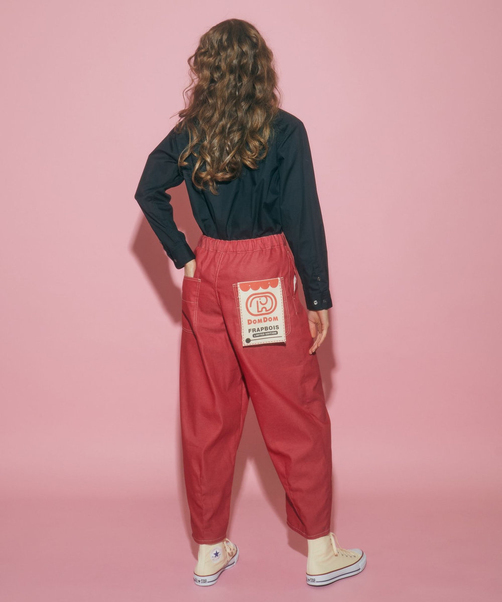 FRAPBOIS シェフパンツ（DOMDOMコラボ） レッド