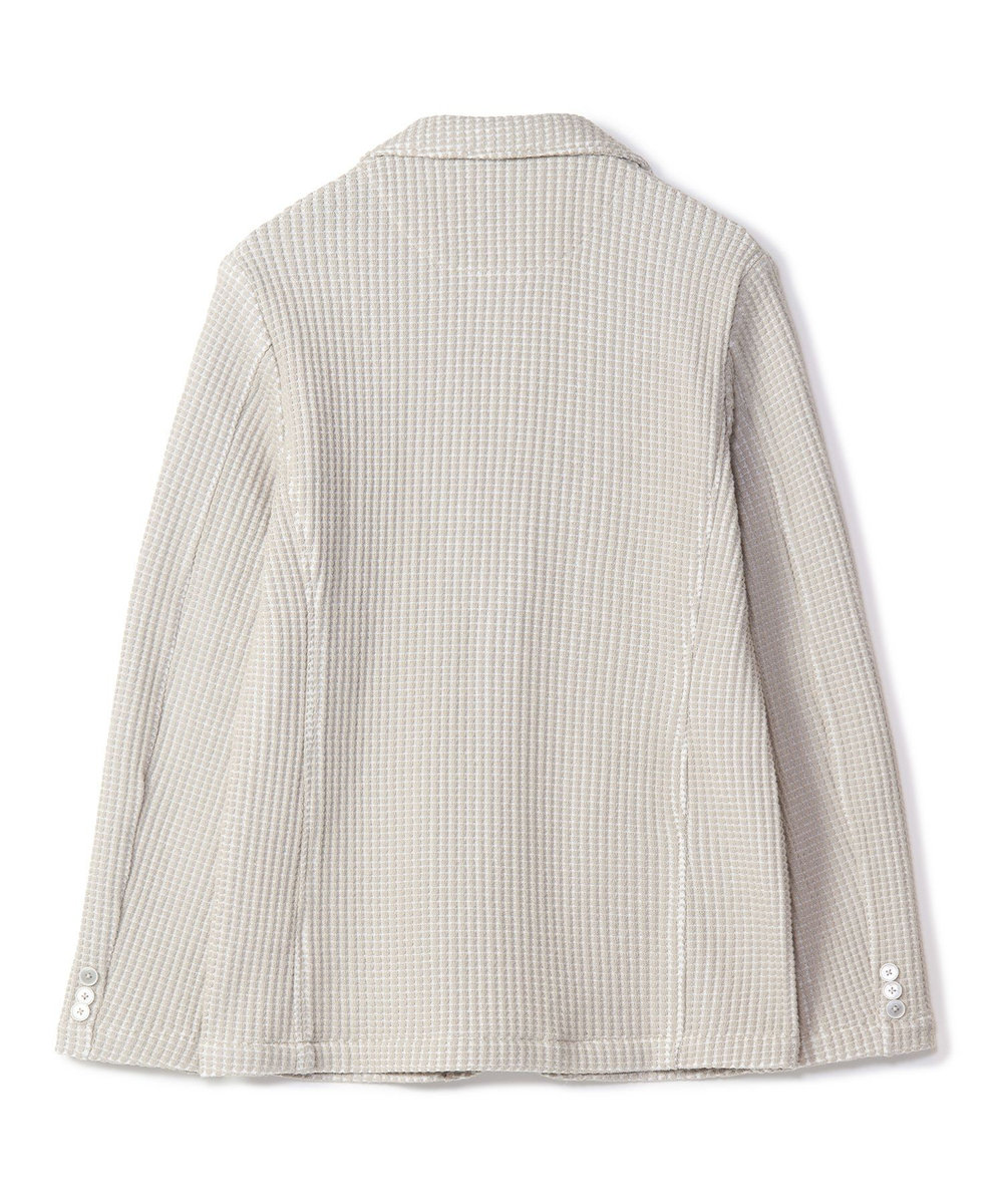 MEN'S BIGI オニワッフル 2Bライトジャケット ベージュ