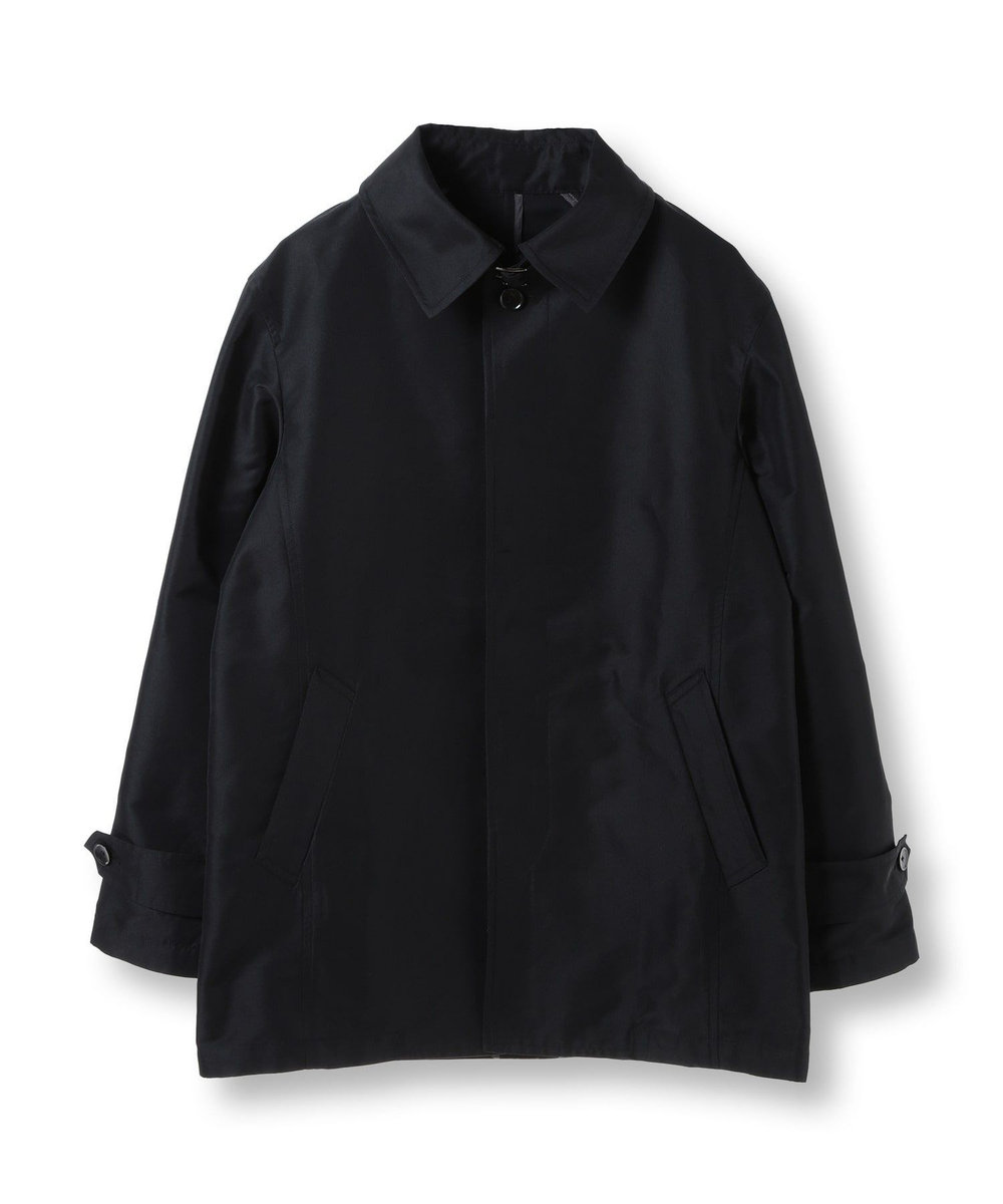 MEN'S BIGI シャンブレーツイルメモリースプリングコート ブラック