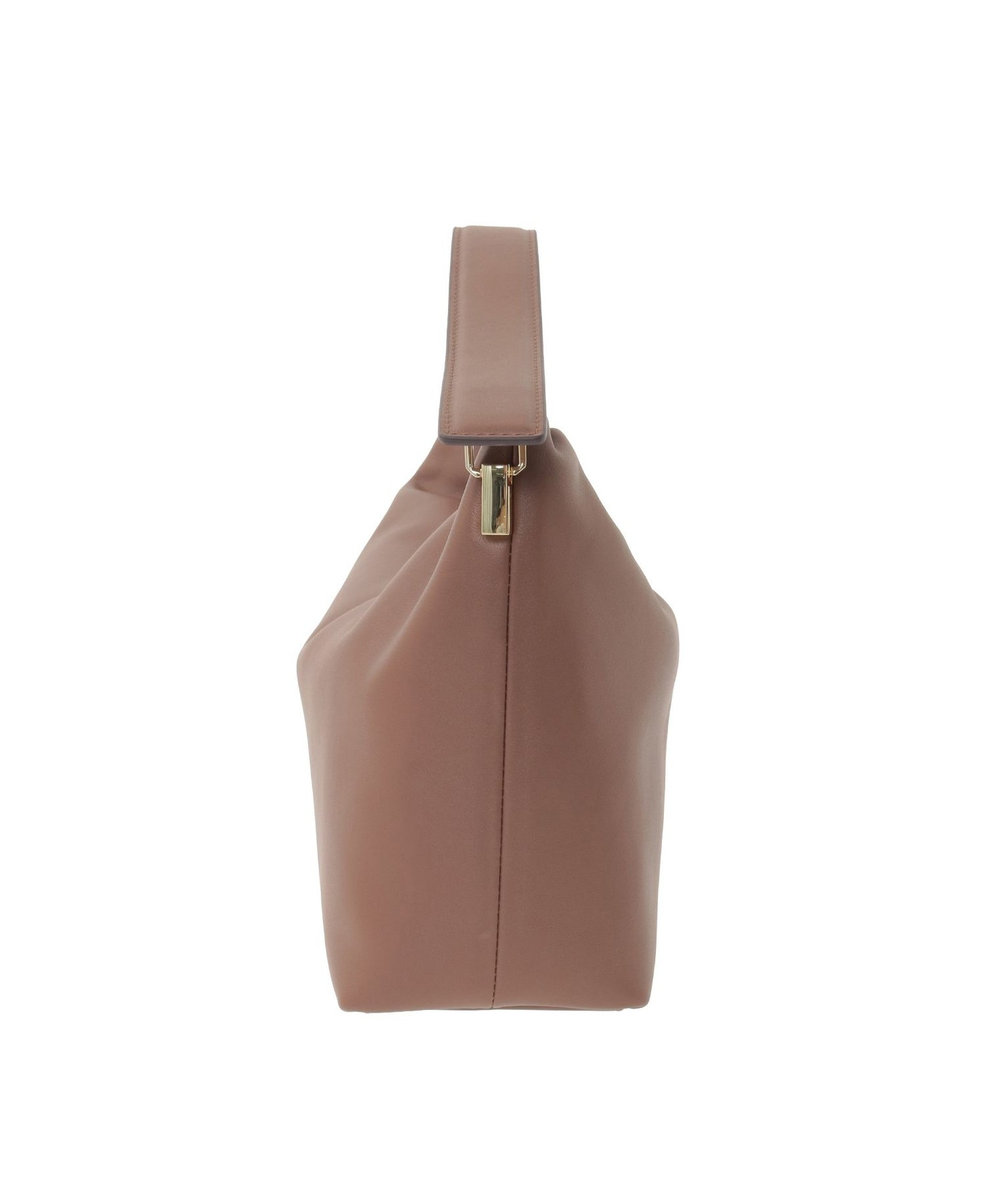 1er Arrondissement 【WEB限定】＜PUNTI（プンティ）＞“GRAFT-BOX"ハンドバッグ ブラウン