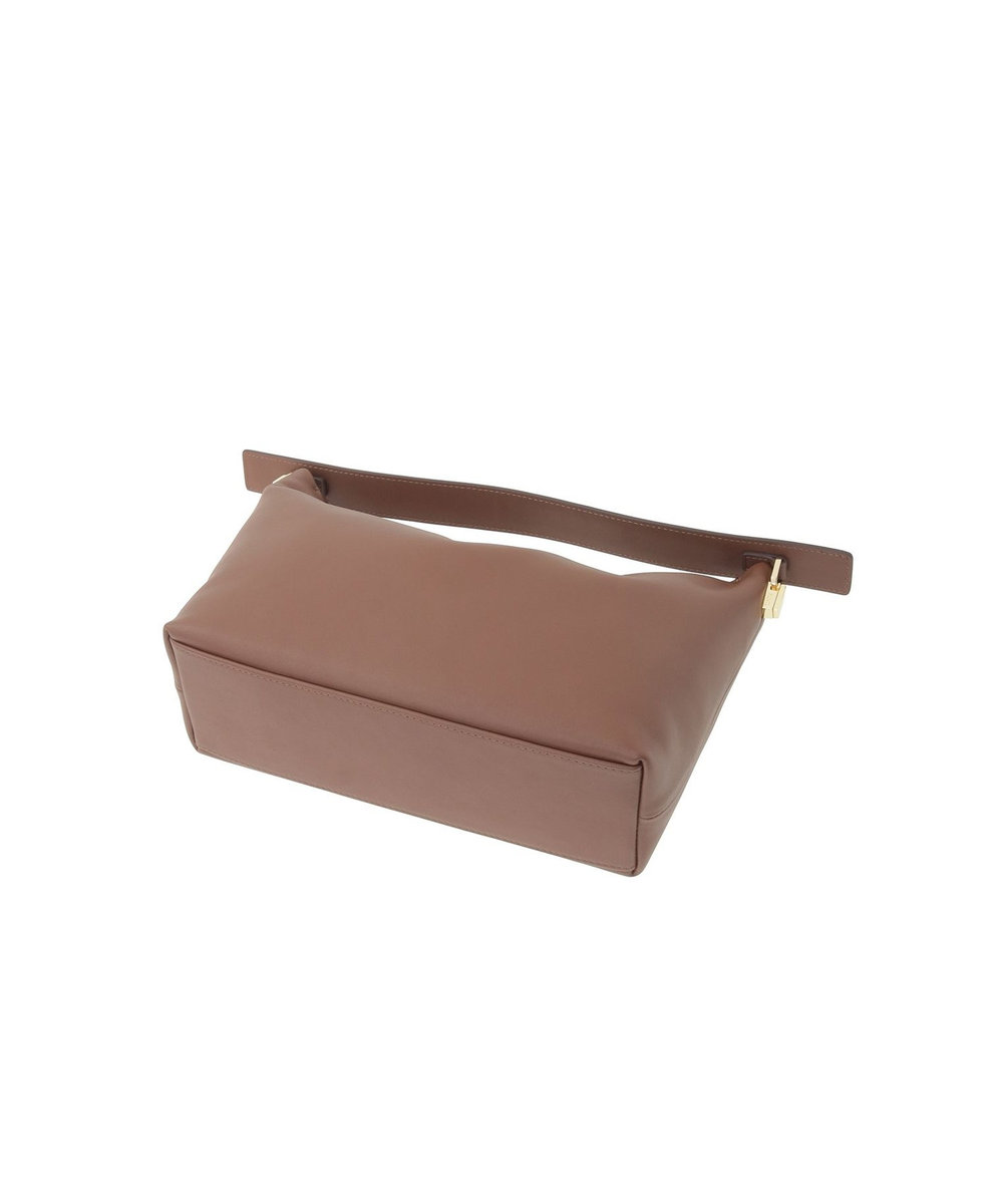 1er Arrondissement 【WEB限定】＜PUNTI（プンティ）＞“GRAFT-BOX"ハンドバッグ ブラウン