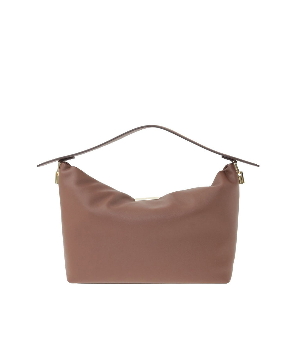 1er Arrondissement 【WEB限定】＜PUNTI（プンティ）＞“GRAFT-BOX"ハンドバッグ ブラウン