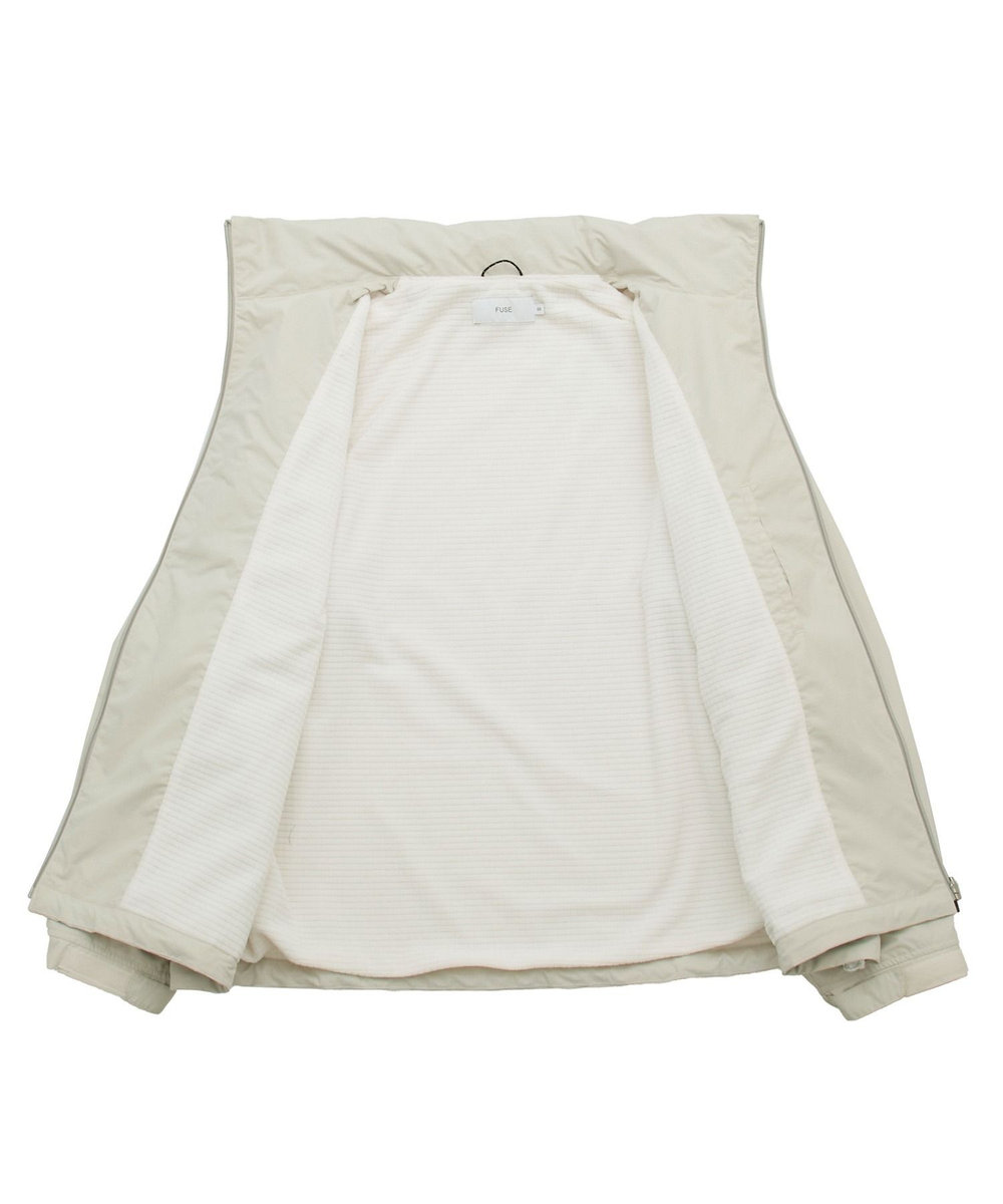 MEN'S BIGI リップストップ スタンドカラーブルゾン ベージュ