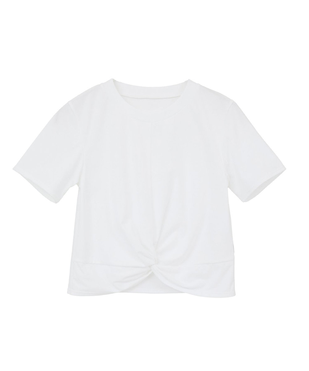 Julier アクティブフローコンパクトTシャツ/UVカット・吸汗速乾・ハイストレッチ ホワイト