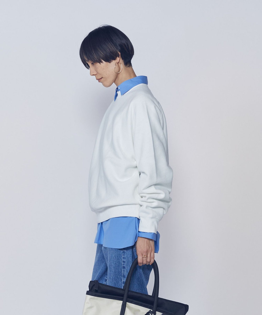 1er Arrondissement 【WEB限定】＜REMI RELIEF(レミ レリーフ)＞裏起毛スウェット オフホワイト