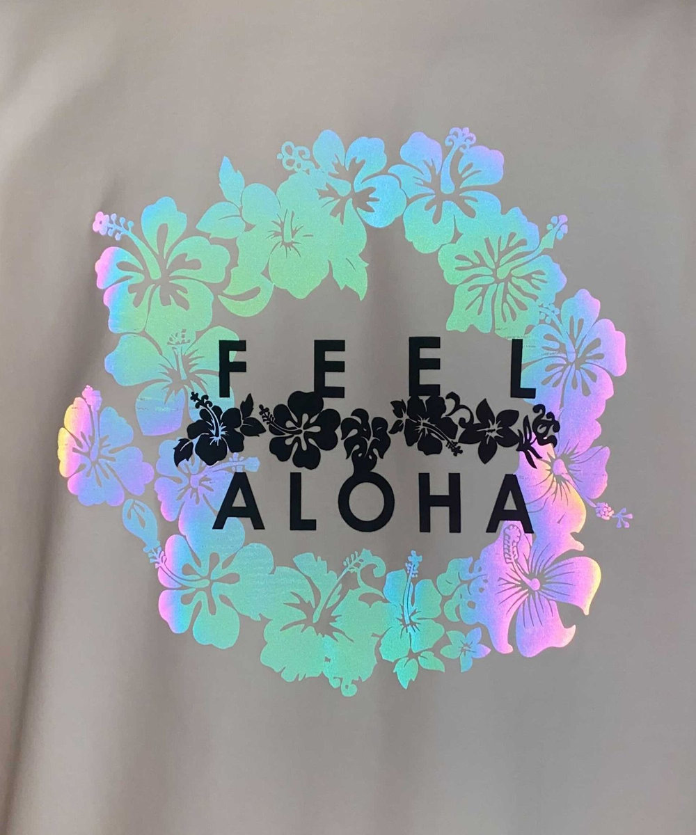 UNION STATION 【Lilly&Emma/リリー&エマ】 別注 オリジナルTシャツ/半袖 フラッシュプリントTEE ホワイト系その他