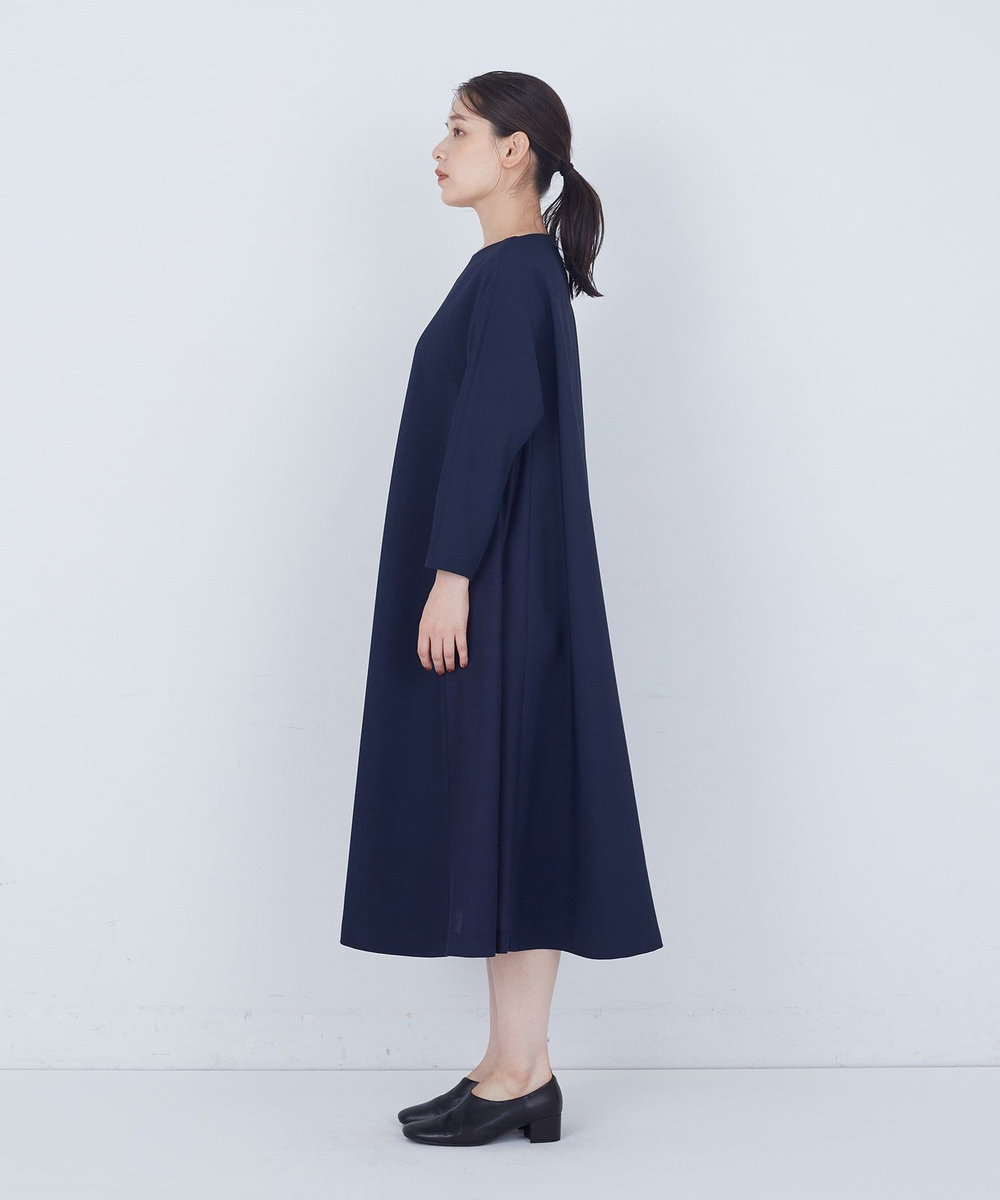 ADIEU TRISTESSE Aラインワンピース ネイビー