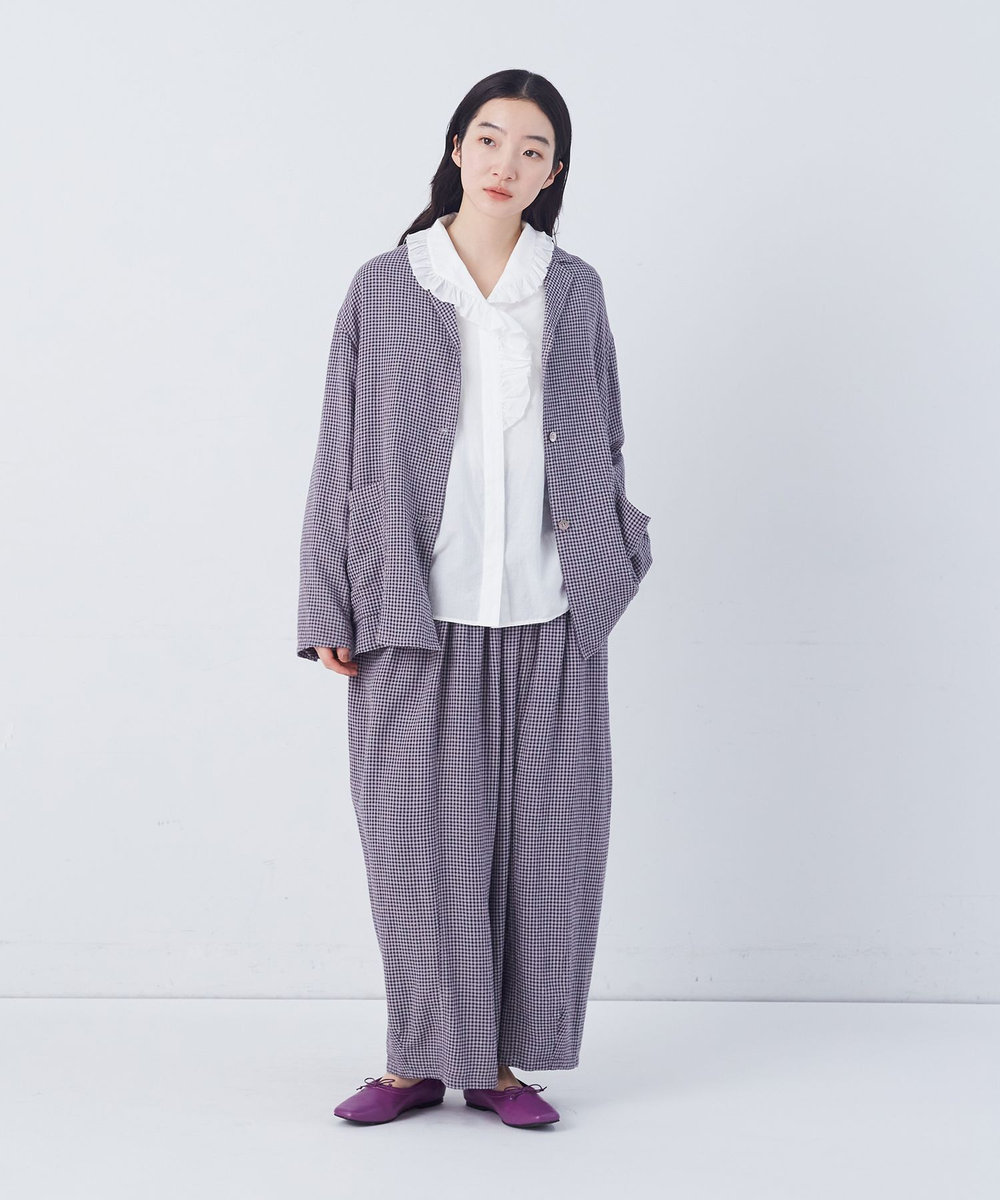 congés payés ADIEU TRISTESSE 【FAVE】シャーリングシャツジャケット グレー系その他