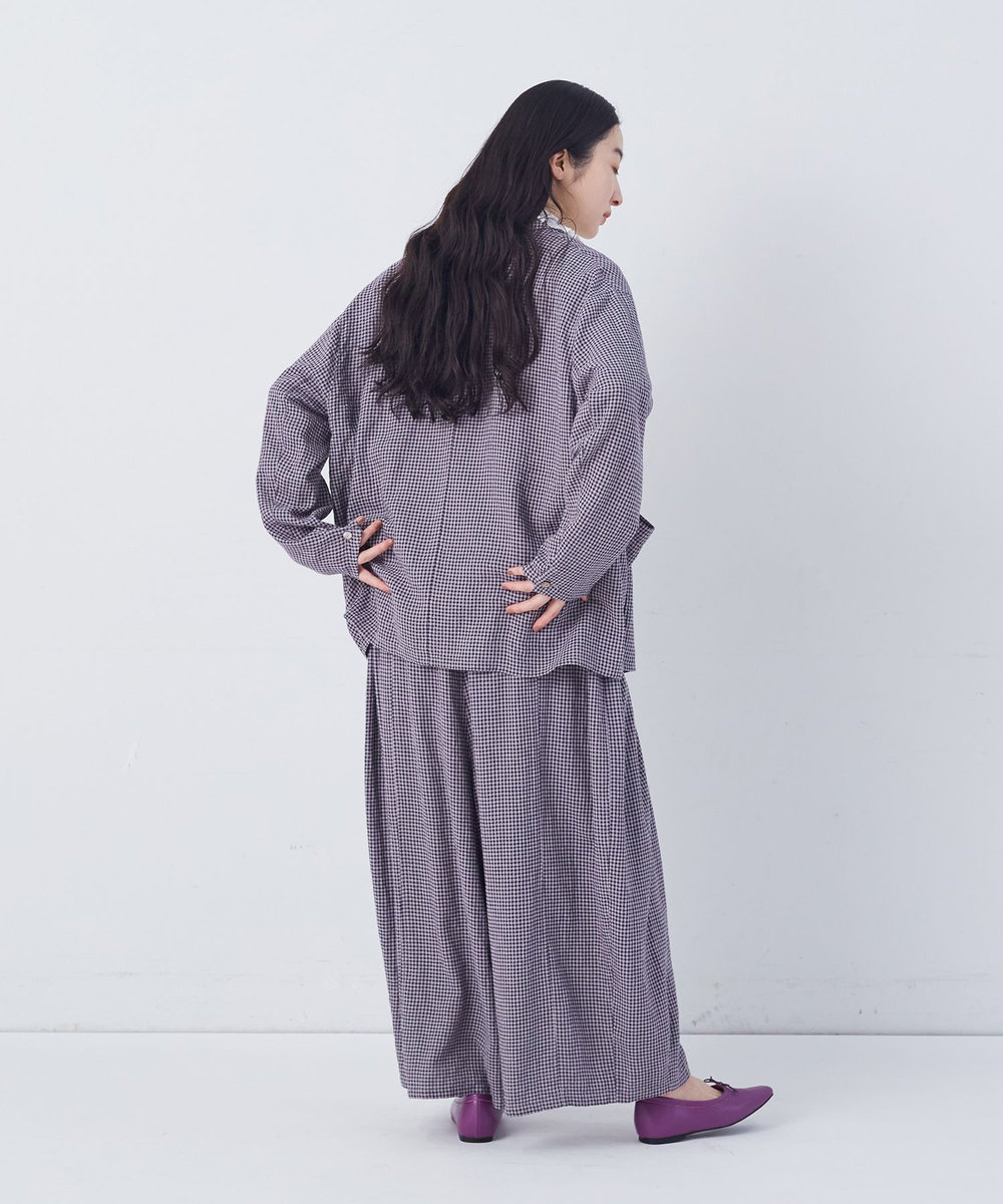 congés payés ADIEU TRISTESSE 【FAVE】シャーリングシャツジャケット グレー系その他