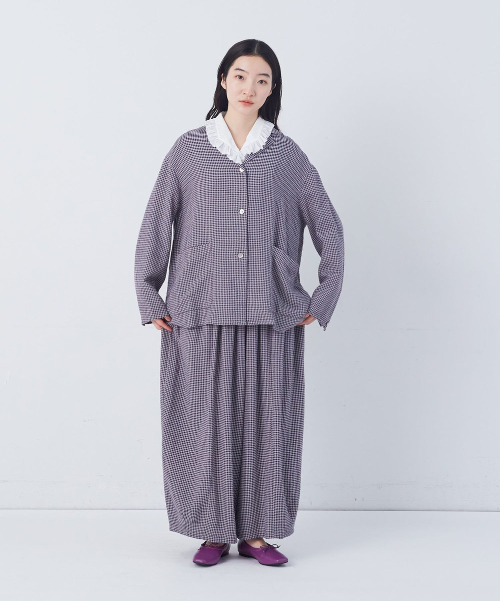 congés payés ADIEU TRISTESSE 【FAVE】シャーリングシャツジャケット グレー系その他