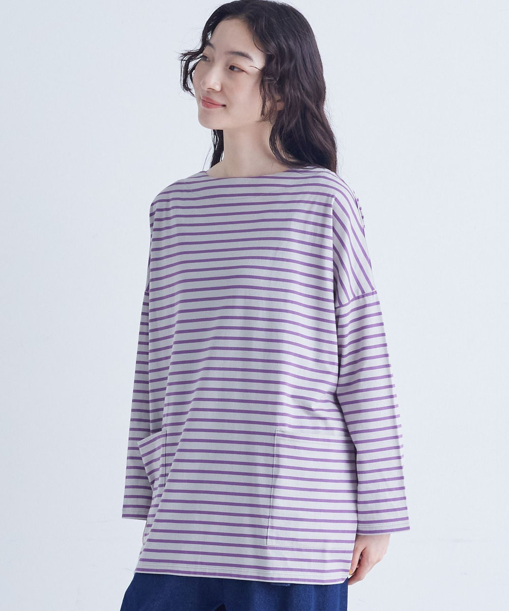 congés payés ADIEU TRISTESSE バスクロングシャツ グレー系その他