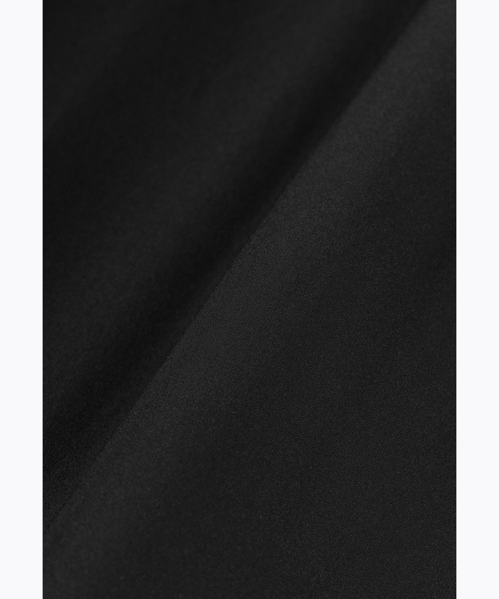 DÉPAREILLÉ POLYESTER TAFFETA TUCK SKIRT / ポリエステルタフタタックスカート ブラック